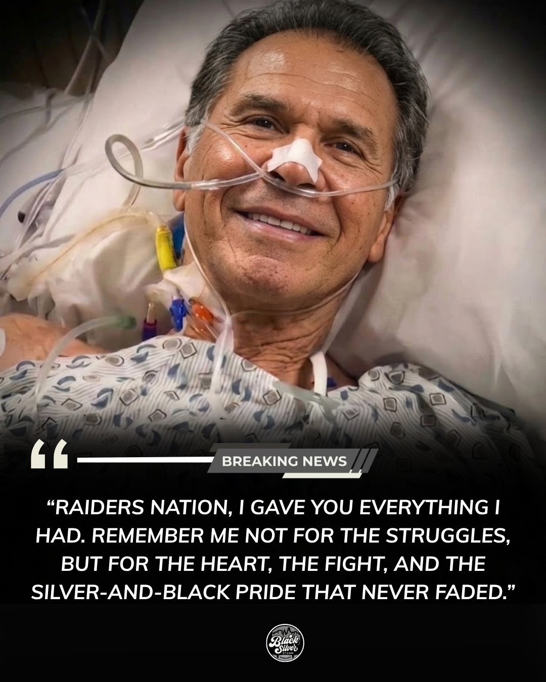 Jim Plunkett inspires Raiders Nation—strength, loyalty, legacy, forever unbroken together