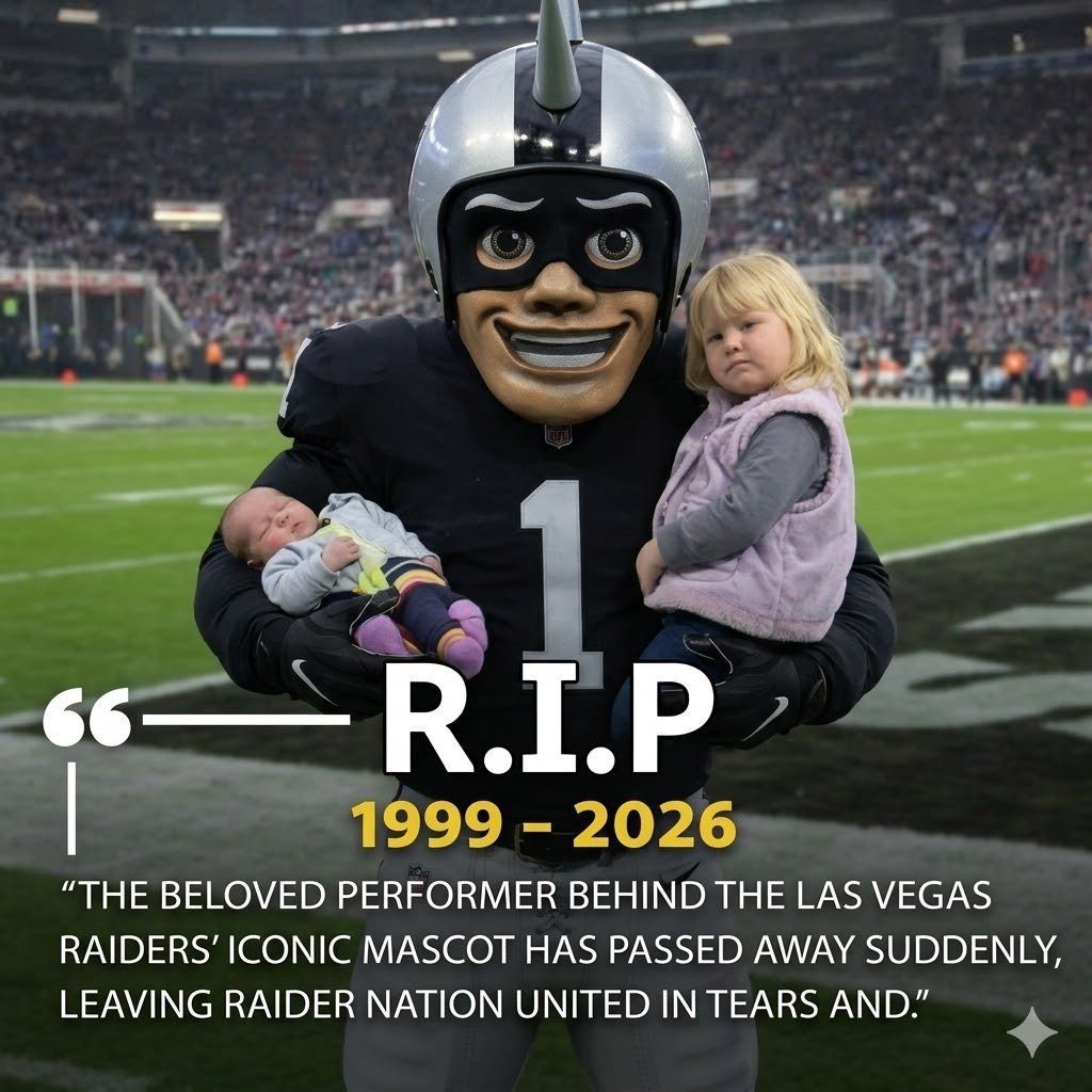 RAGIC LOSS: A beloved mascot performer for the Las Vegas Raiders team