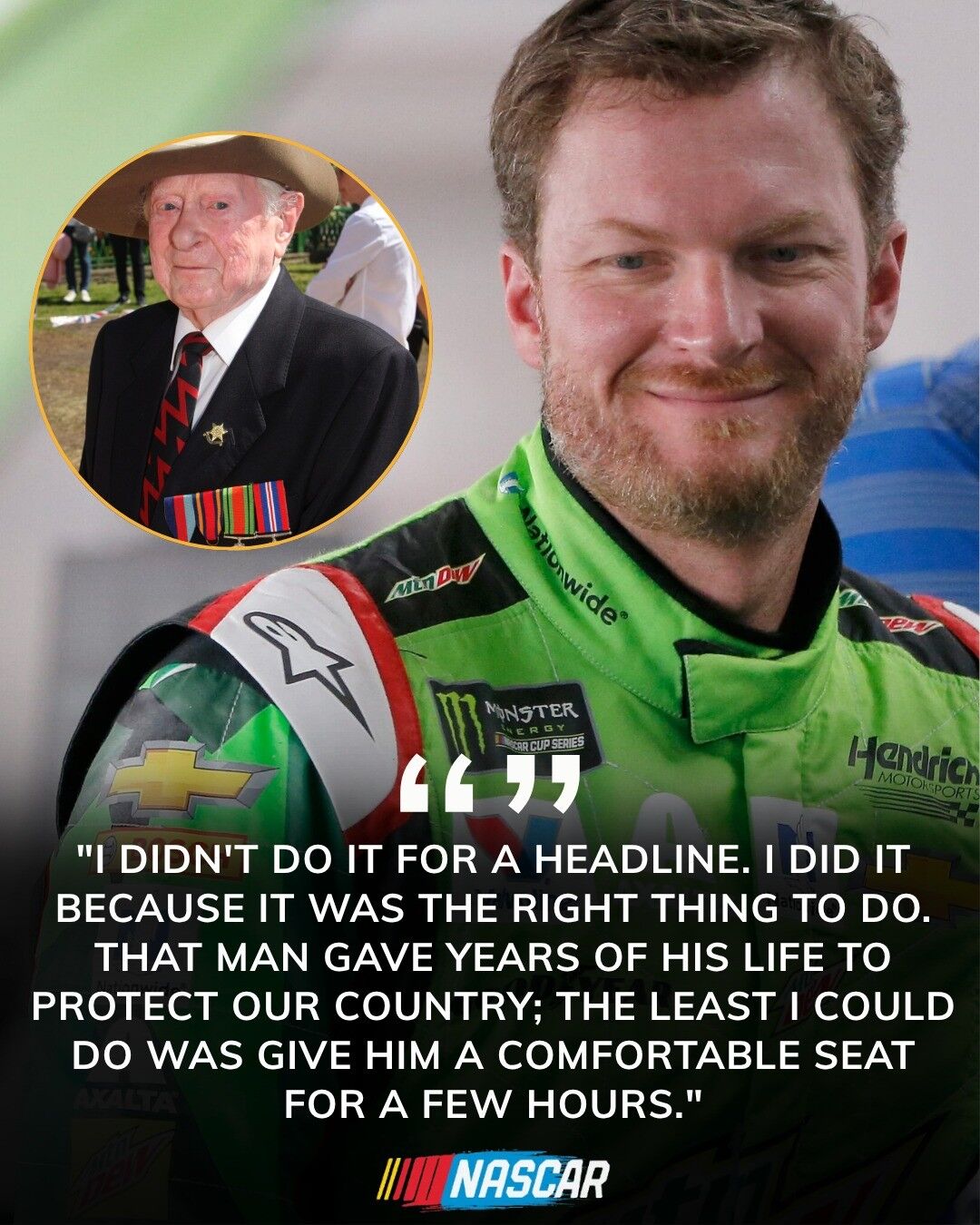 THE INTIMIDATOR'S HEART OF GOLD Dale Earnhardt Jr.'s Quiet Mid-Flight Gesture Leaves Cabin in Tears