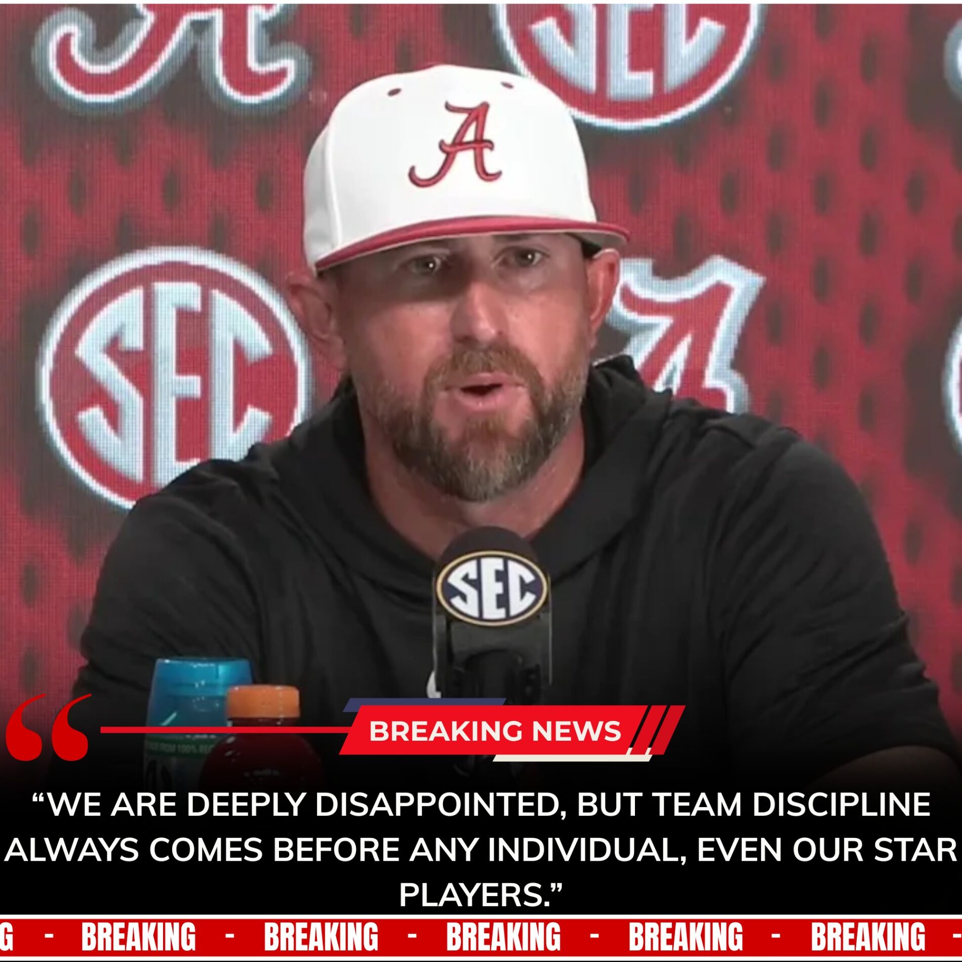 BREAKING DRAMA: Alabama Baseball in Turmoil as Three Star Players Suspended Ahead of High-Stakes NCAA Clash with Oklahoma
