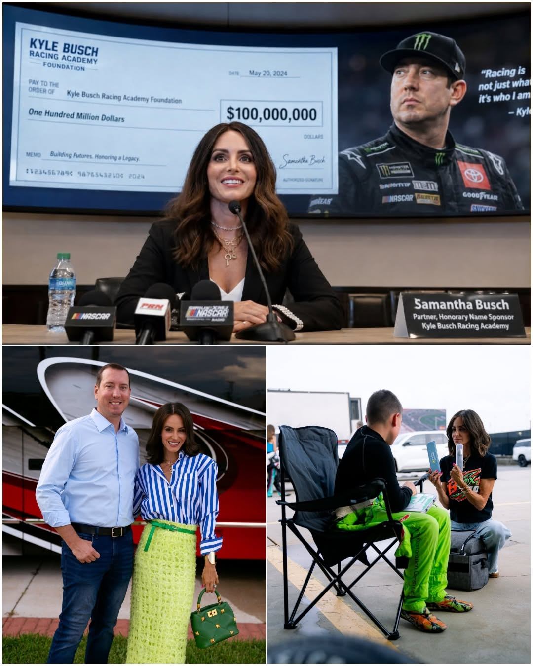 HA NASCAR SHOCKWAVE: Samantha Busch secretly spends $100 million to build free racing academies for underprivileged children — but what was revealed at the very first gate brought millions to tears…